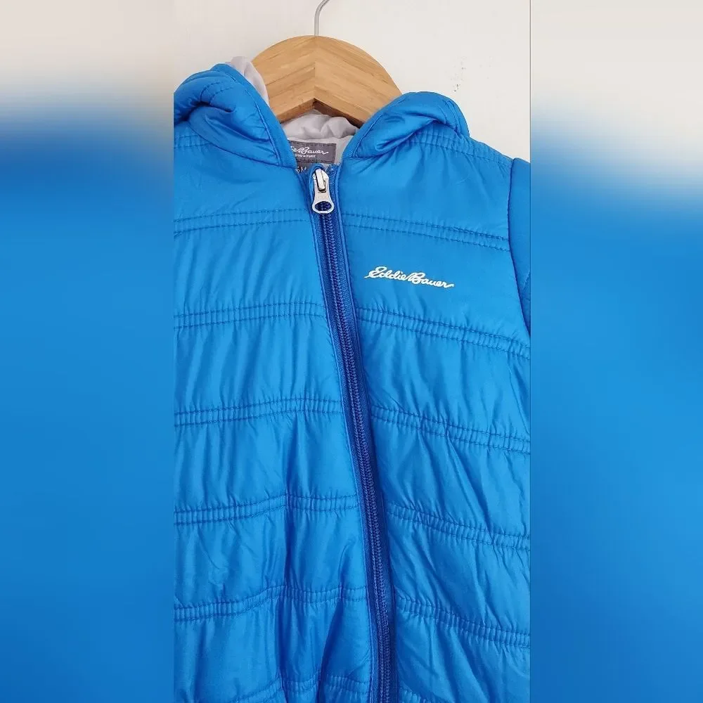 Eddie Bauer Bright Blue First Adventure Snow Suit Size 3-6 Months